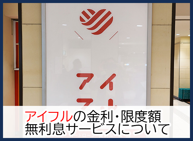 アイフルの金利・限度額や30日間無利息サービスについて